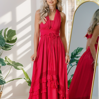 Ruffle & Radiance Maxi