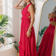 Ruffle & Radiance Maxi