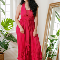 Ruffle & Radiance Maxi