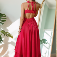 Ruffle & Radiance Maxi