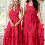 Ruffle & Radiance Maxi