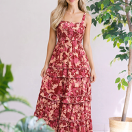 Ruffled Sweetheart - Maxi Dress