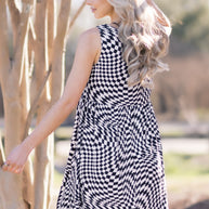 Checkmate Sleeveless Dress