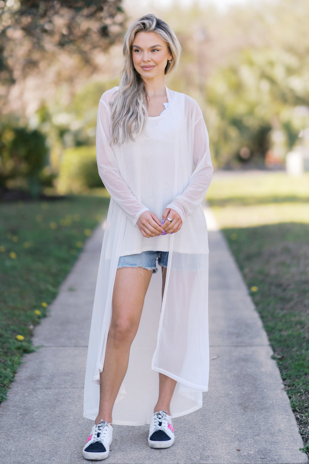 Ivory Breeze Cardigan