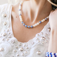 Royal Blossom Pearl Necklace