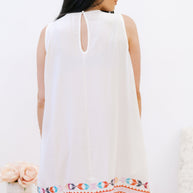 Embroidered Perfection - Dress