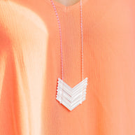 Pair Me Up - Chevron Necklace & Earring Set