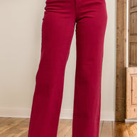 Scarlet Hearts Judy Blue Straight Leg