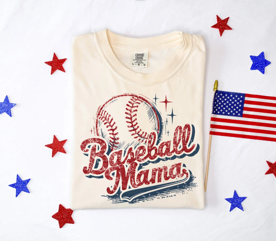 Baseball Mama Graphic Tee