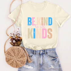 Be Kind to All Kinds Graphic Tee