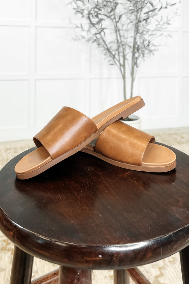 Sole Mate Slip on Sandals in Tan