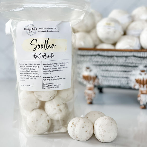 Soothe Bath Bombs - Classic Label