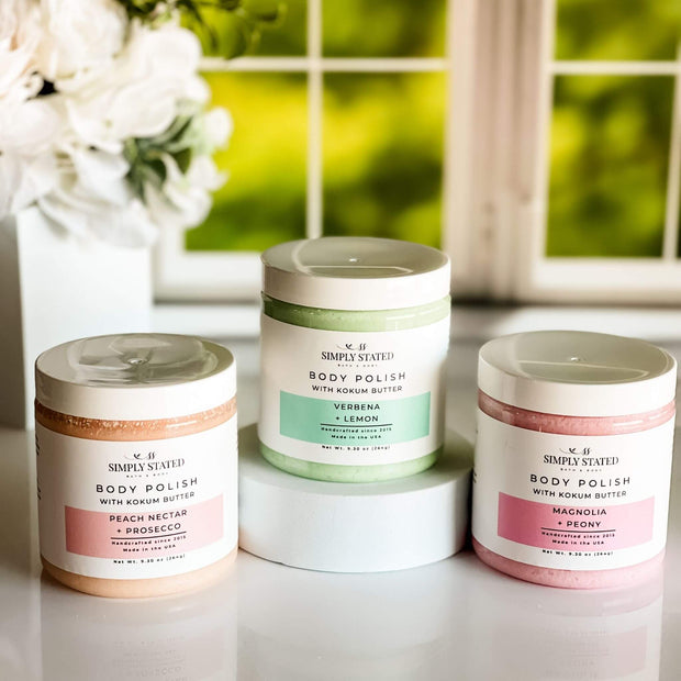 Floral Body Polish – Exfoliating & Softening Sugar Scrub