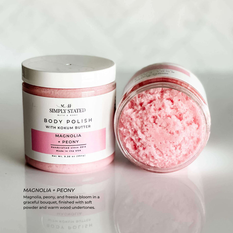 Floral Body Polish – Exfoliating & Softening Sugar Scrub
