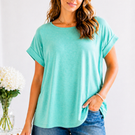 Staple Short Sleeve - Seafoam