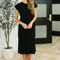 Sweet Like That Casual Dress in Black