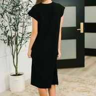 Sweet Like That Casual Dress in Black