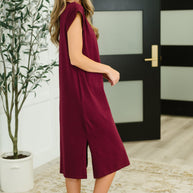 Sweet Like That Casual Dress in Cabernet