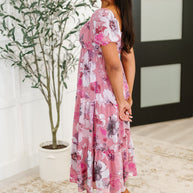 Sweetheart Club Square Neck Floral Dress