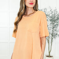 The Go-To Tee in Apricot Bliss