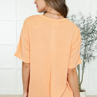 The Go-To Tee in Apricot Bliss