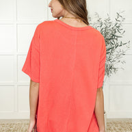 The Go-To Tee in Summer Coral
