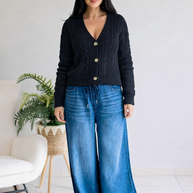 The Essential Cable Knit Cardigan