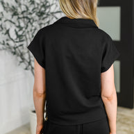 Twenty Four Karat Half Zip Top and Shorts Set