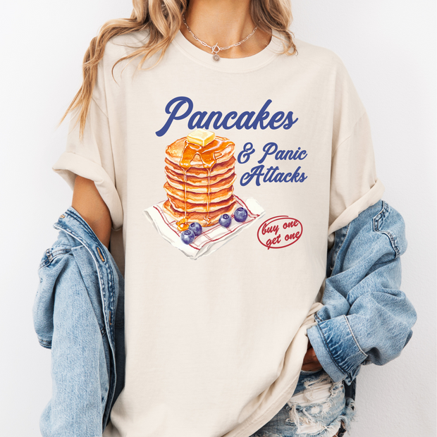 Pancakes & Panic Attacks Graphic Tee