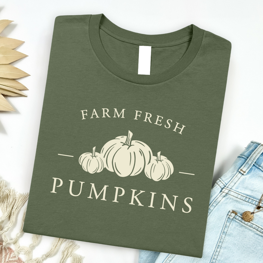 Farm Fresh Pumpkins Graphic Tee $8 Deal