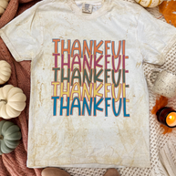 Colorful Thankful Thankful  Graphic Tee