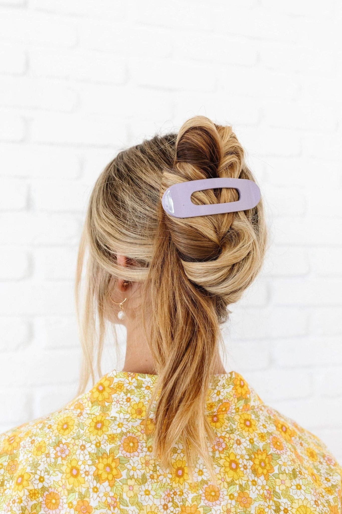 Glossy Flat Claw Clip