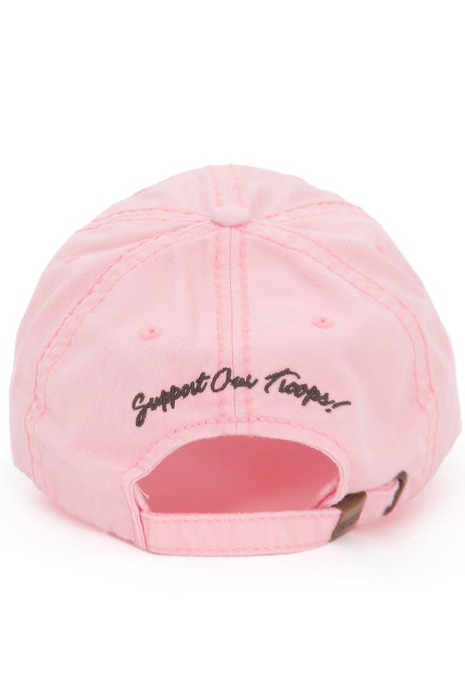 Camo Ribbon Washed Vintage Baseball Cap