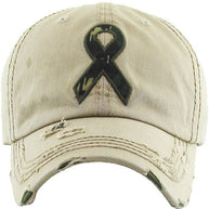 Camo Ribbon Washed Vintage Baseball Cap
