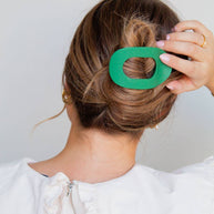 Circle Cutout Flat Claw Clip