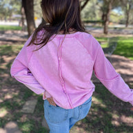 PREORDER: Best Selling Elliott Exposed Seam Sweatshirt in Five Colors