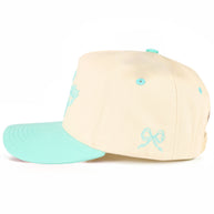 C.C TOO PRETTY TO WORK Letter on Two Tone Trucker Hat