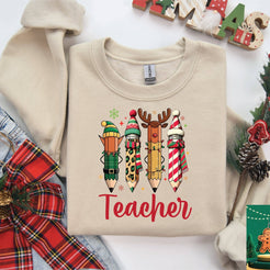 Christmas Grade Pencils- Teacher