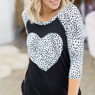 Spots of Love Raglan