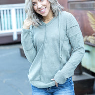 Brush Your Cares Away Hoodie - Army Green