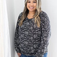 Salt & Pepper Long Sleeve Dolman