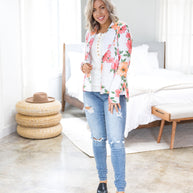 Cheerful Floral Blazer