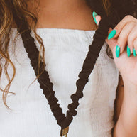 Black Luxe Lanyard