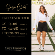 Ready to Ship  | The Caleigh - Charcoal Crossover Biker 5 Shorts