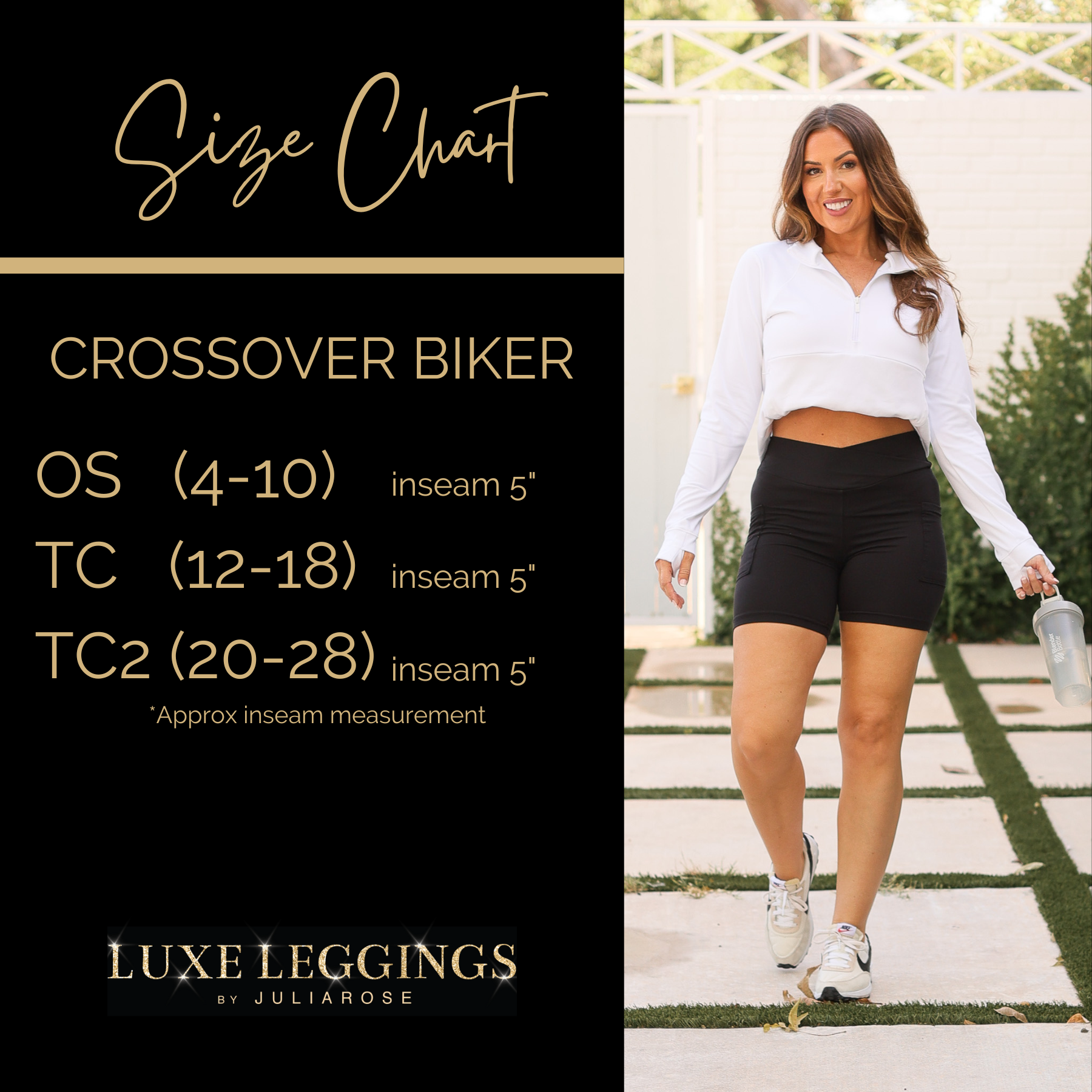 Ready to Ship  | The Caleigh - Charcoal Crossover Biker 5 Shorts