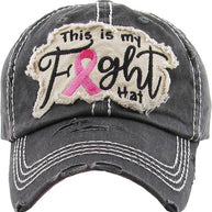 THIS IS MY FIGHT HAT Washed Vintage Baseball cap
