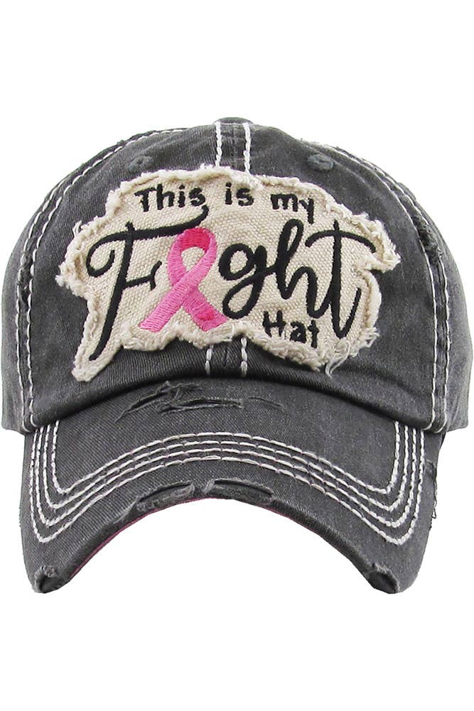 THIS IS MY FIGHT HAT Washed Vintage Baseball cap