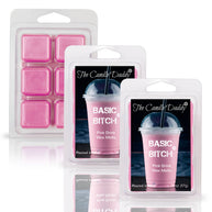 FUNNY FALL HALLOWEEN - BASIC BITCH - PINK DRINK WAX MELT