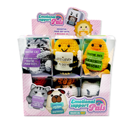 Emotional Support Crochet Plush Pals TOP SELLER - 12/Display
