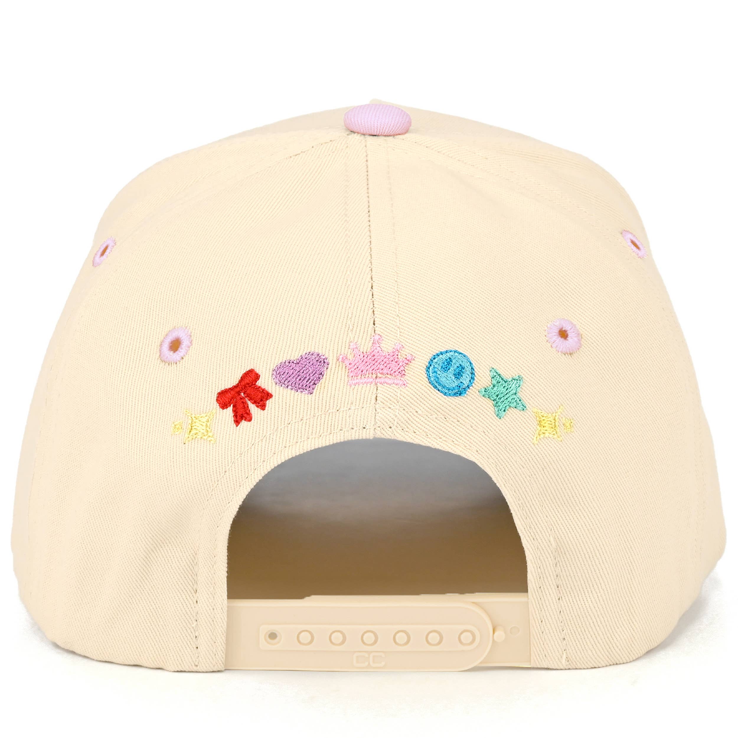 C.C PASSENGER PRINCESS Letter on Two Tone Trucker Hat